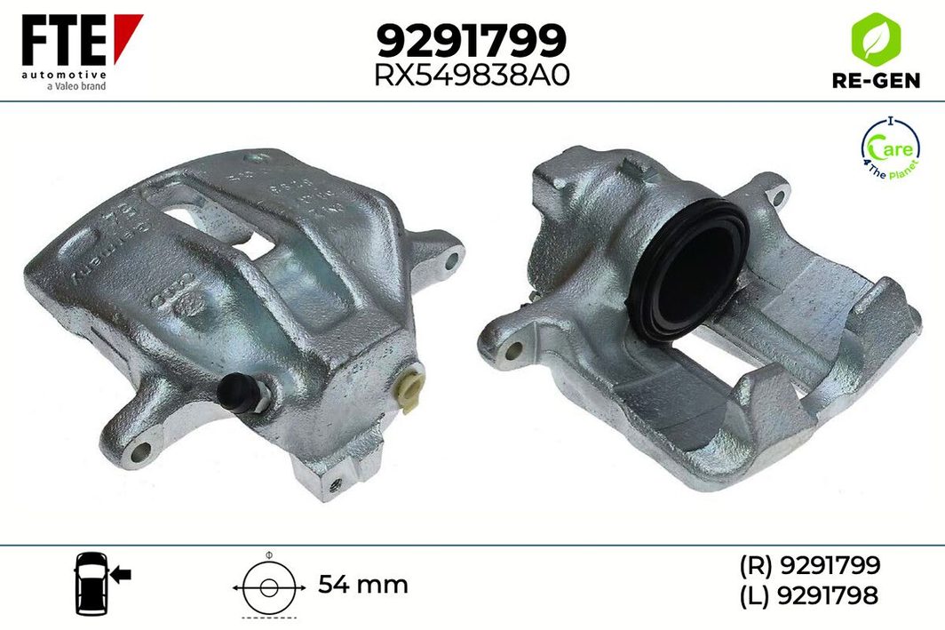 Гальмівний супорт FTE 9291799 - zapix