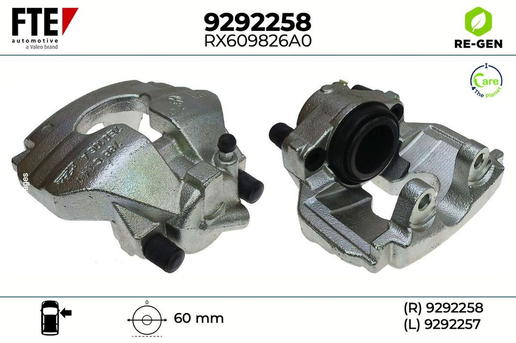 Гальмівний супорт FTE 9292258 - zapix