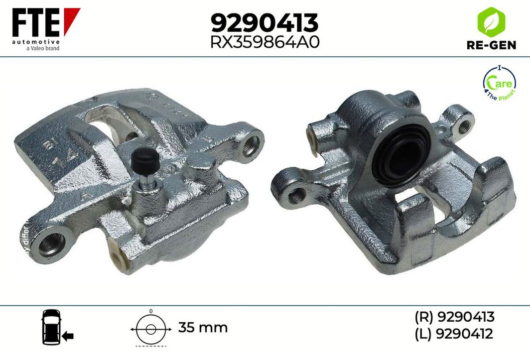 Гальмівний супорт FTE 9290413 - zapix