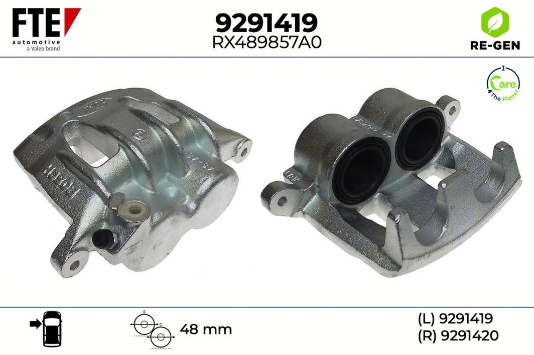 Гальмівний супорт FTE 9291419 - zapix