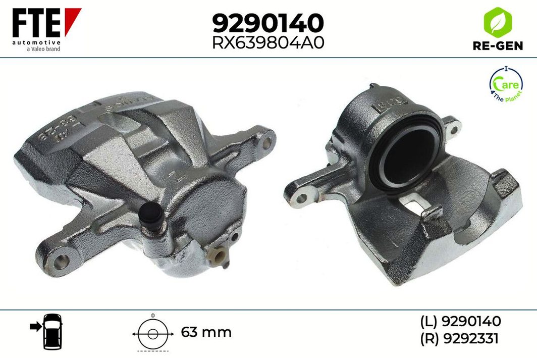 Гальмівний супорт FTE 9290140 - zapix