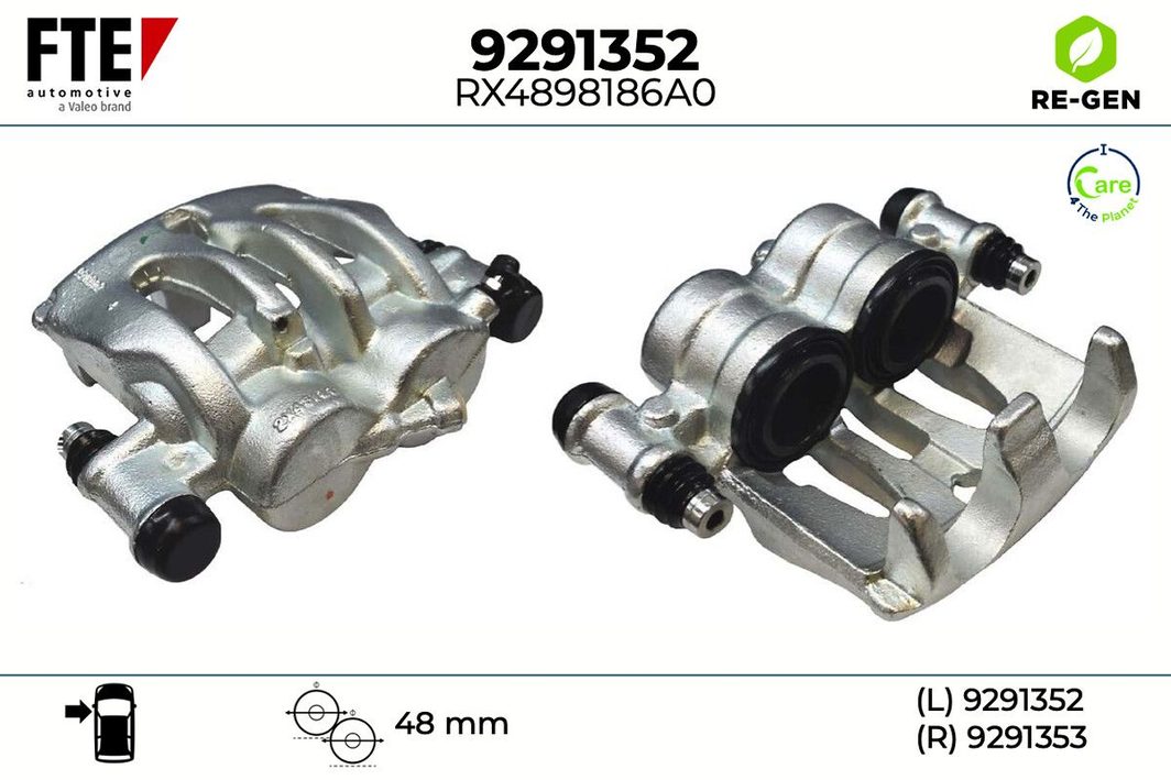 Гальмівний супорт FTE 9291352 - zapix