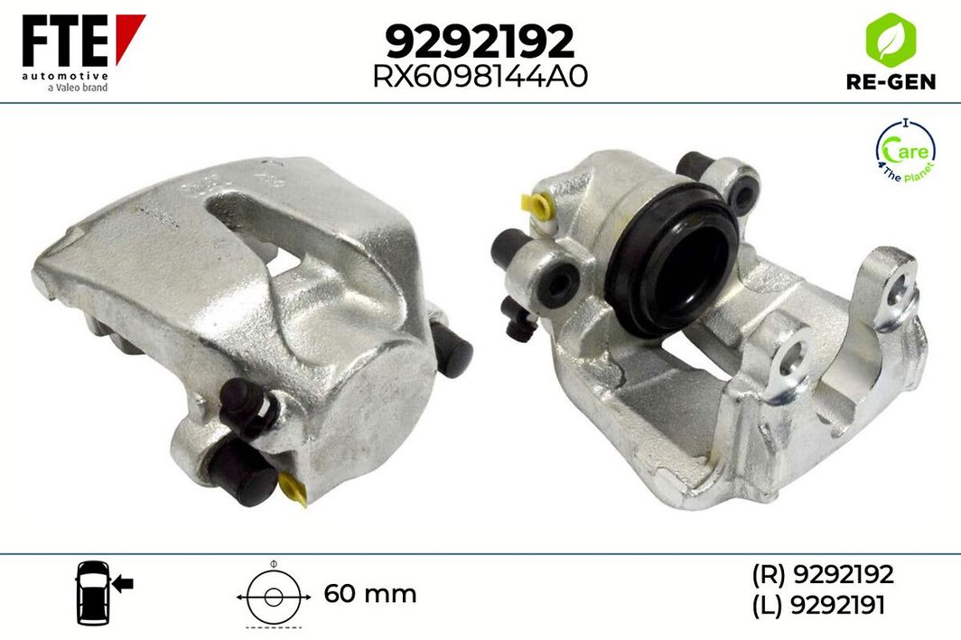 Гальмівний супорт FTE 9292192 - zapix