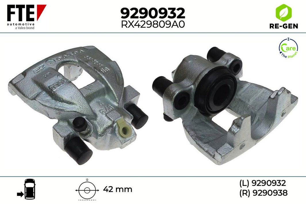 Гальмівний супорт FTE 9290932 - zapix