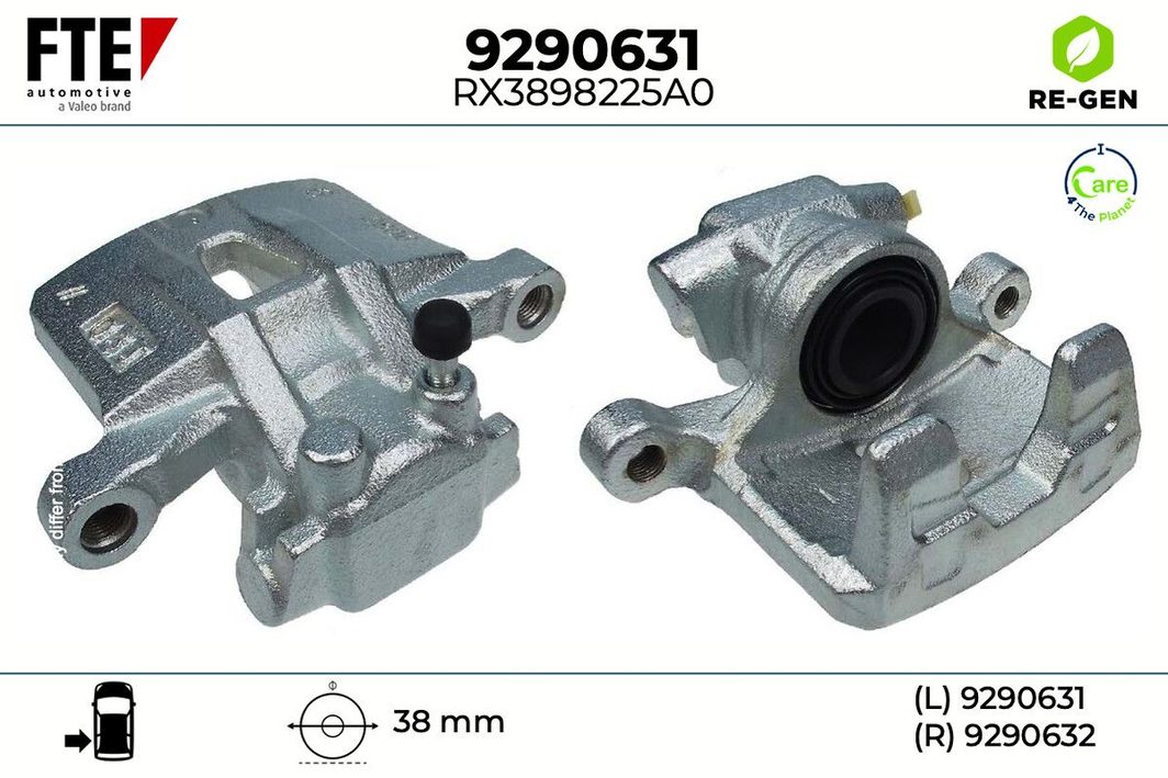 Гальмівний супорт FTE 9290631 - zapix