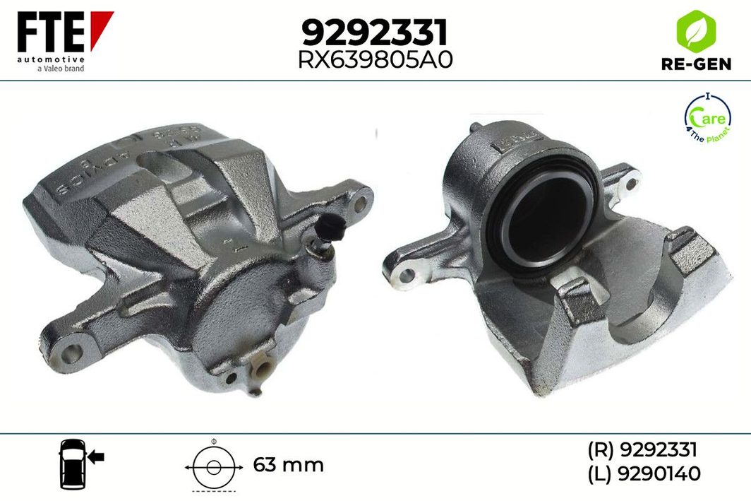 Гальмівний супорт FTE 9292331 - zapix