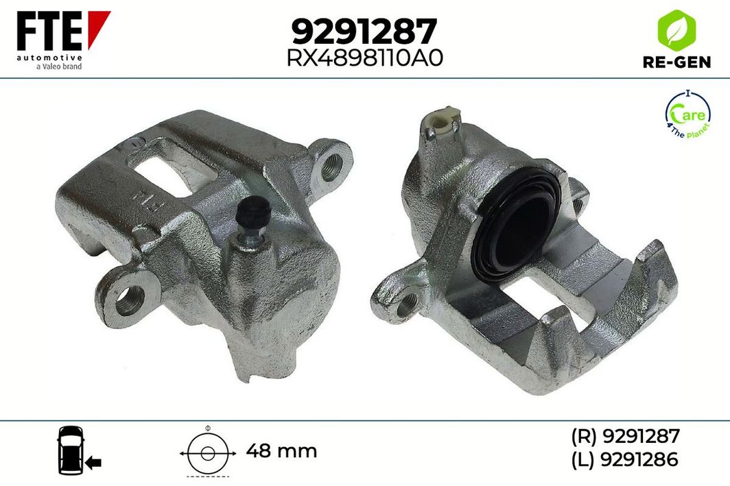 Гальмівний супорт FTE 9291287 - zapix