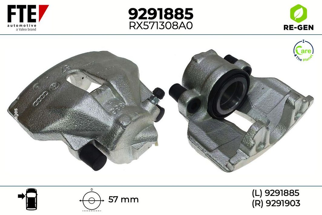 Гальмівний супорт FTE 9291885 - zapix