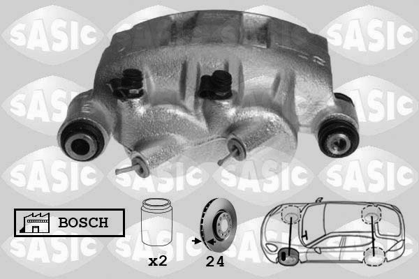 Гальмівний супорт SASIC 6504026 - zapix