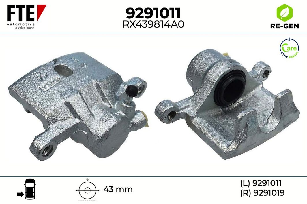 Гальмівний супорт FTE 9291011 - zapix