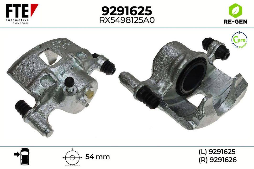 Гальмівний супорт FTE 9291625 - zapix