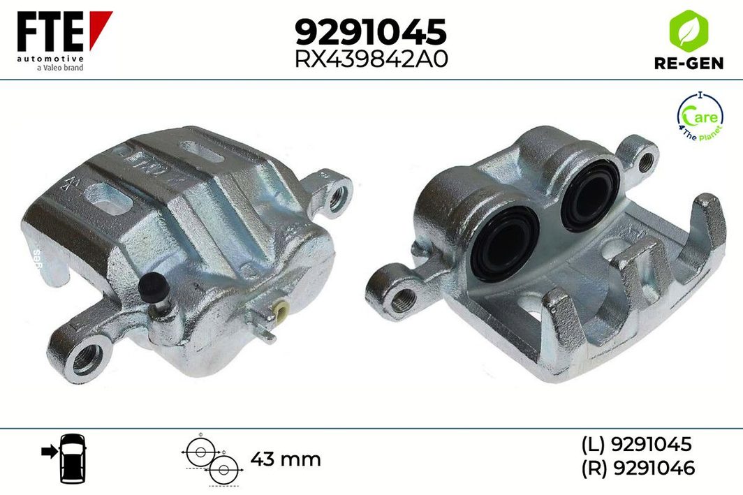 Гальмівний супорт FTE 9291045 - zapix