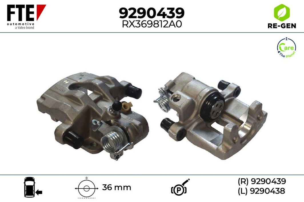 Гальмівний супорт FTE 9290439 - zapix