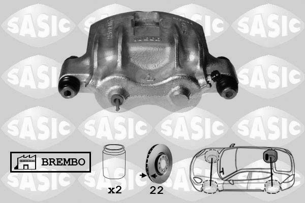 Гальмівний супорт SASIC 6506040 - zapix