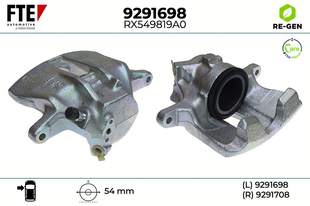 Гальмівний супорт FTE 9291698 - zapix