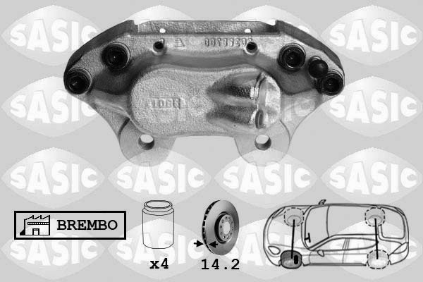 Гальмівний супорт SASIC SCA6070 - zapix