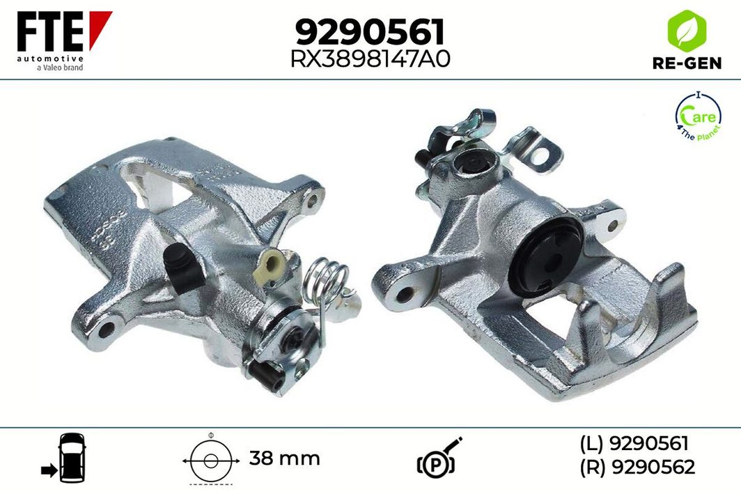 Гальмівний супорт FTE 9290561 - zapix