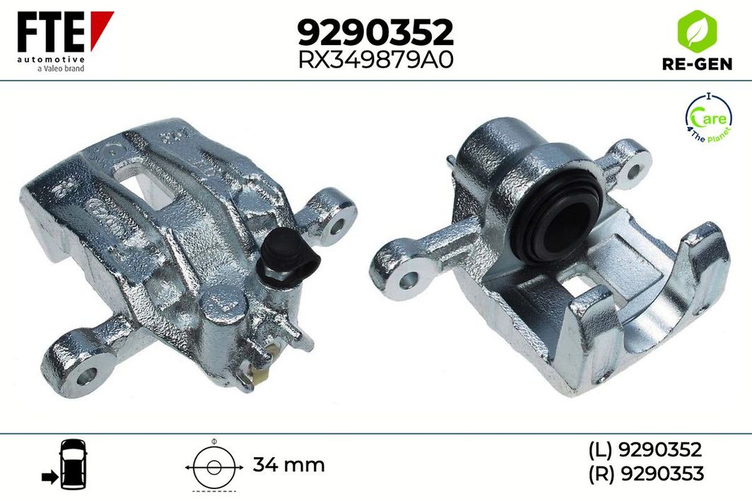 Гальмівний супорт FTE 9290352 - zapix