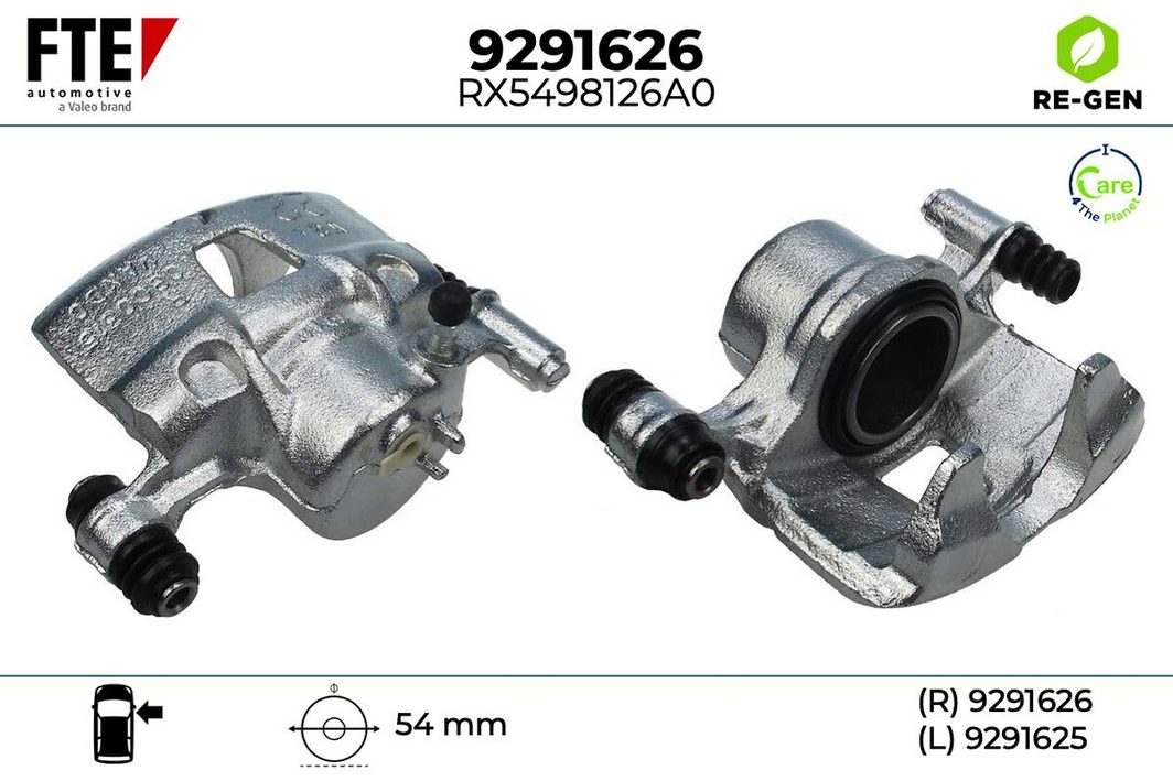 Гальмівний супорт FTE 9291626 - zapix