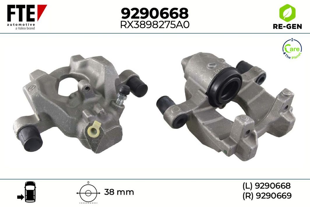 Гальмівний супорт FTE 9290668 - zapix