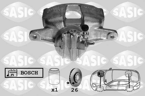 Гальмівний супорт SASIC 6500009 - zapix
