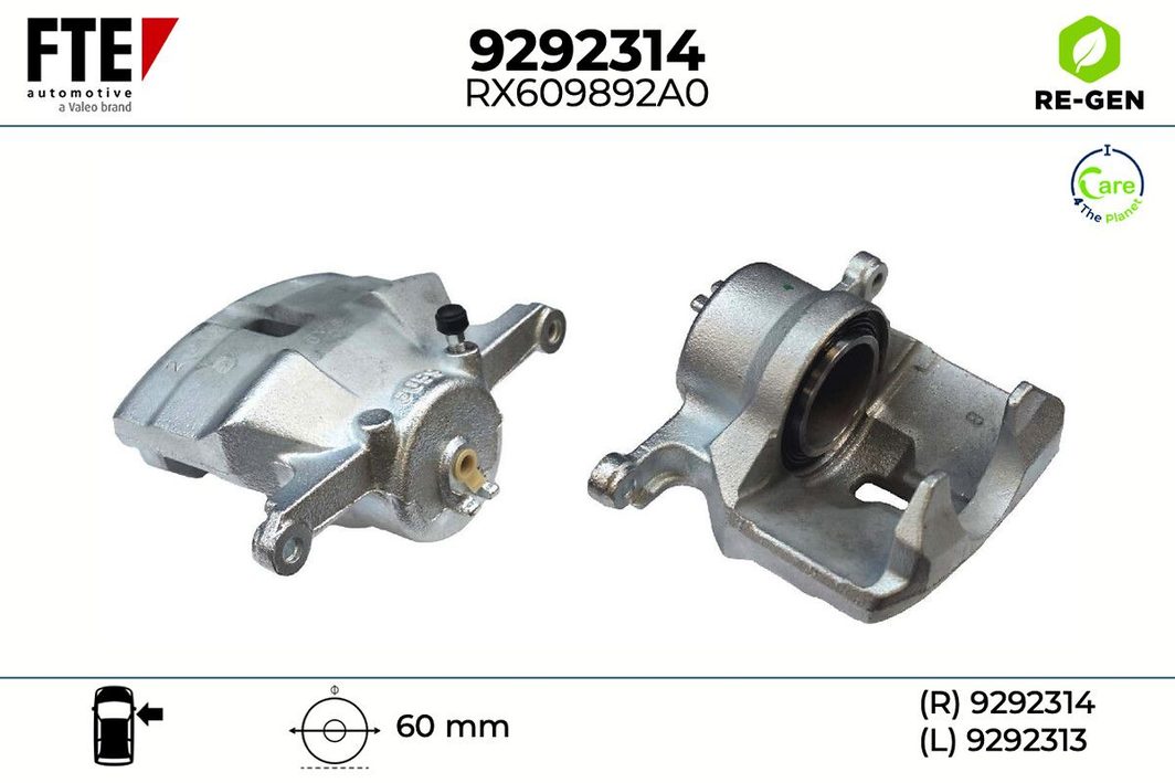 Гальмівний супорт FTE 9292314 - zapix