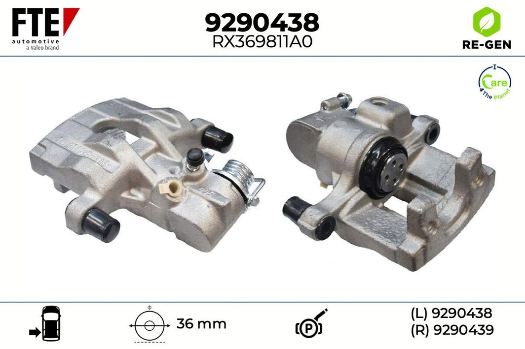 Гальмівний супорт FTE 9290438 - zapix