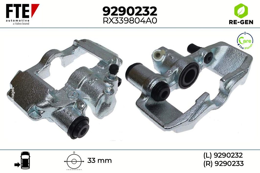 Гальмівний супорт FTE 9290232 - zapix