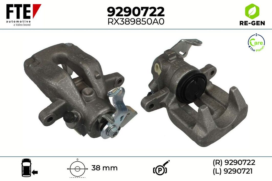 Гальмівний супорт FTE 9290722 - zapix