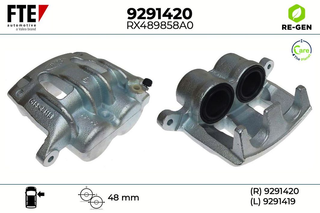 Гальмівний супорт FTE 9291420 - zapix