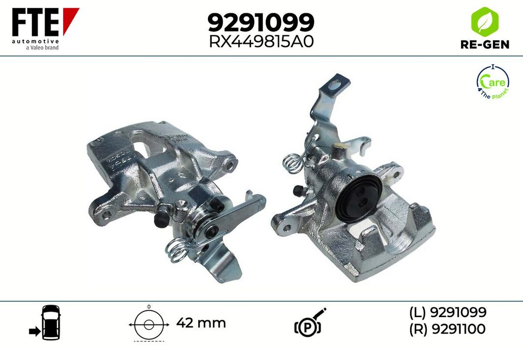 Гальмівний супорт FTE 9291099 - zapix
