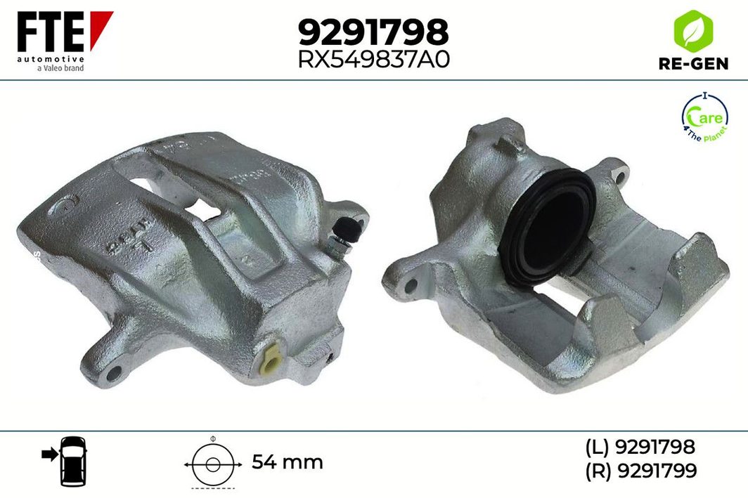 Гальмівний супорт FTE 9291798 - zapix