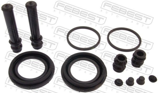 Ремкомплект гальмівного супорта FEBEST 0175GRJ120R - zapix