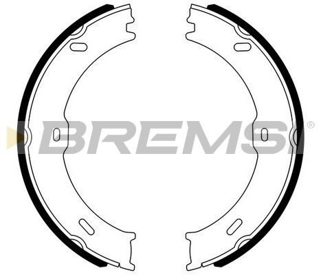 Гальмівні колодки ручника (барабанні) BREMSI GF0315 - zapix