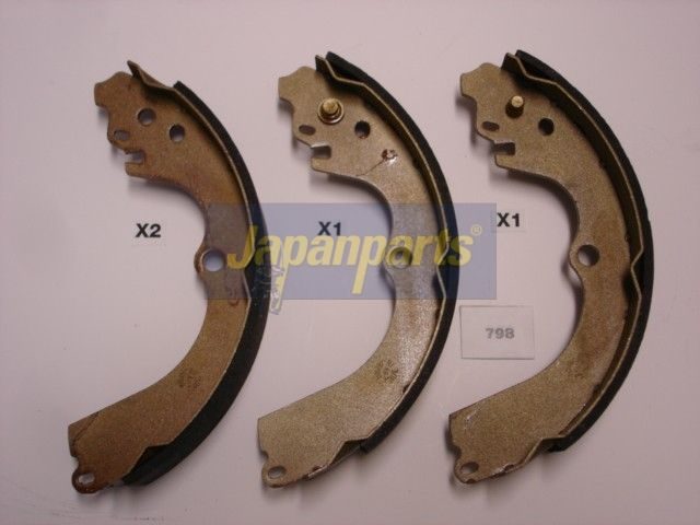 Гальмівні колодки ручника (барабанні) JAPANPARTS GF798AF - zapix