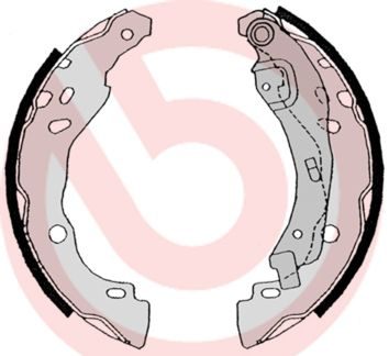 Гальмівні колодки ручника (барабанні) BREMBO S68525 - zapix