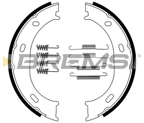 Гальмівні колодки ручника (барабанні) BREMSI GF03061 - zapix