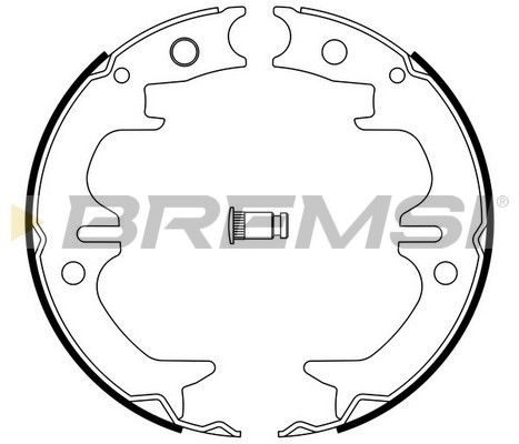 Гальмівні колодки ручника (барабанні) BREMSI GF0962 - zapix