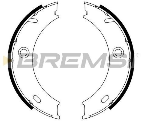 Гальмівні колодки ручника (барабанні) BREMSI GF0307 - zapix