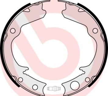 Гальмівні колодки ручника (барабанні) BREMBO S78508 - zapix