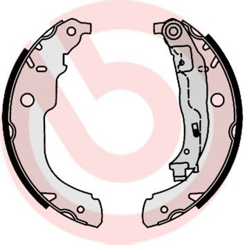Гальмівні колодки ручника (барабанні) BREMBO S61528 - zapix