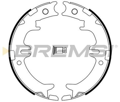 Тормозные колодки ручника (барабанные) BREMSI GF0964