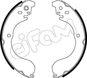 Гальмівні колодки ручника (барабанні) CIFAM 153296 - zapix
