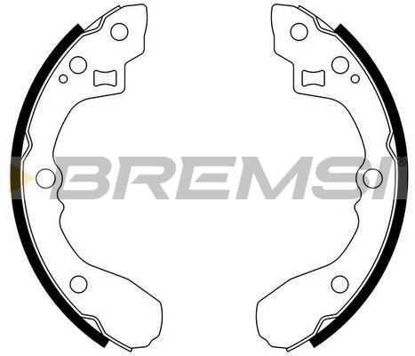 Гальмівні колодки ручника (барабанні) BREMSI GF0762 - zapix
