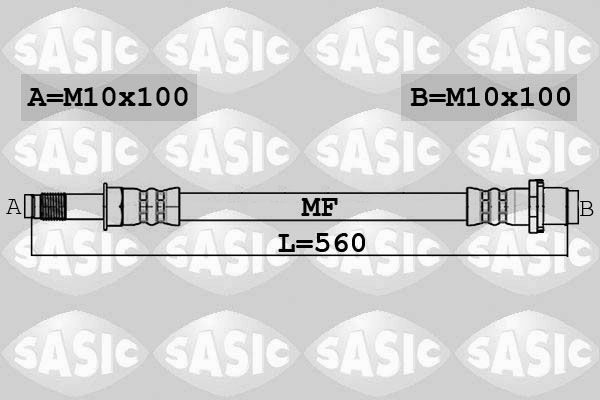 Гальмівні шланги SASIC 6606241 - zapix