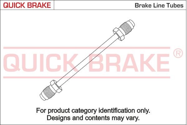 Гальмівні трубопроводи QUICK BRAKE CU0500AA - zapix