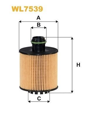 Оливний фільтр WIX FILTERS WL7539