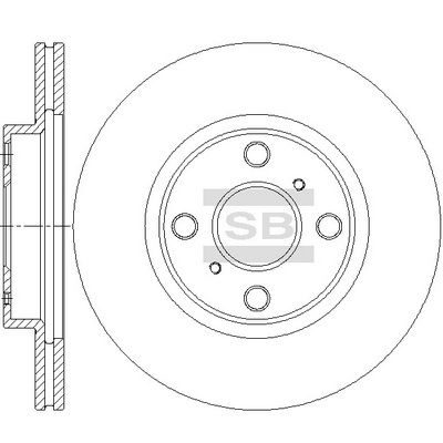 Гальмівний диск HI-Q SD4678 - zapix