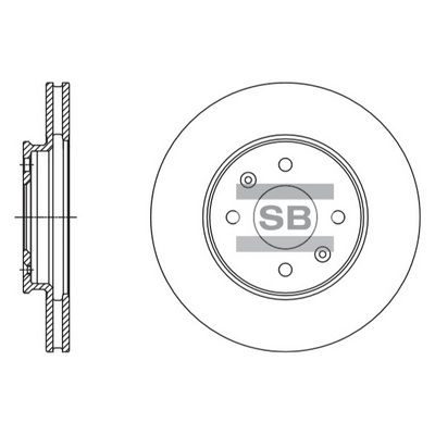 Гальмівний диск HI-Q SD1110