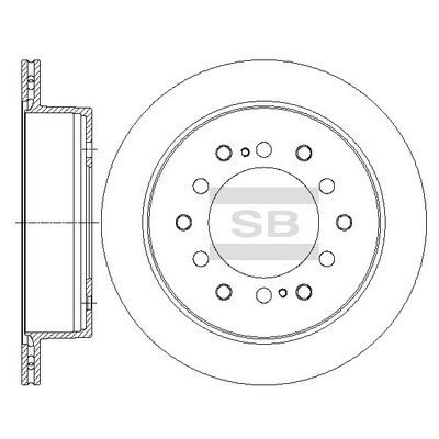 Гальмівний диск HI-Q SD4039